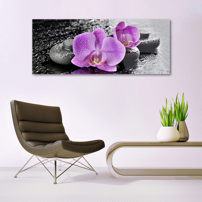 Quadro acrílico Flores de Orquídea Spa de Orquídeas