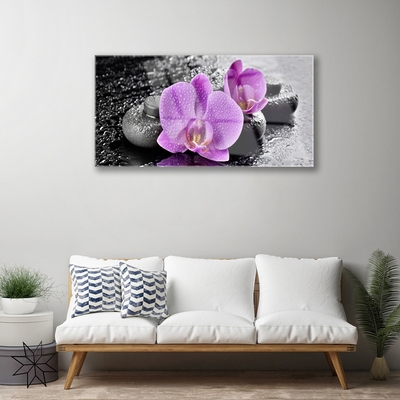 Quadro acrílico Flores de Orquídea Spa de Orquídeas