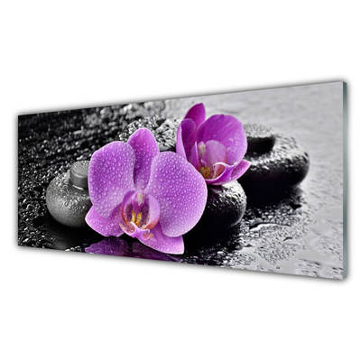 Quadro acrílico Flores de Orquídea Spa de Orquídeas