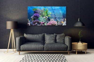 Quadro acrílico Peixes de aquário subaquáticos