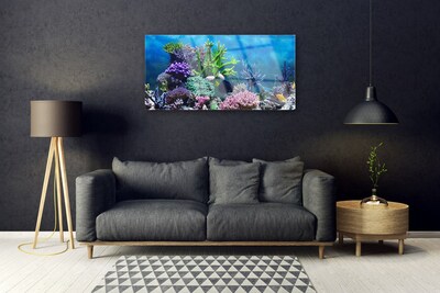 Quadro acrílico Peixes de aquário subaquáticos