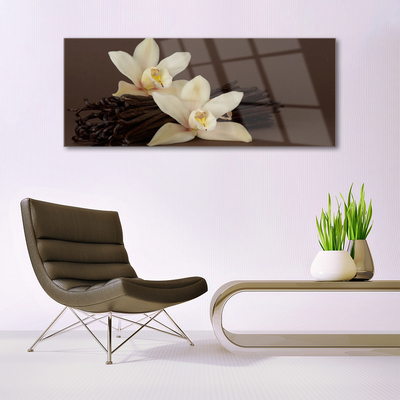 Pintura acrílica Flores de baunilha para a cozinha