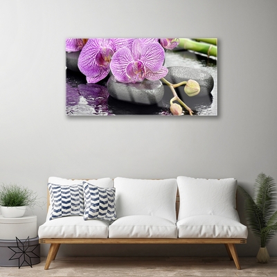 Pintura acrílica Orquídea Zen Orquídea Spa