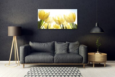 Pintura acrílica Tulipas Flores Raios