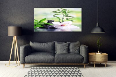 Pintura acrílica Orquídea Bambu Zen Spa