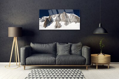 Quadro acrílico Picos de montanhas cobertos de neve