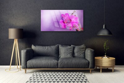 Quadro acrílico Flores Pétalas Orquídea