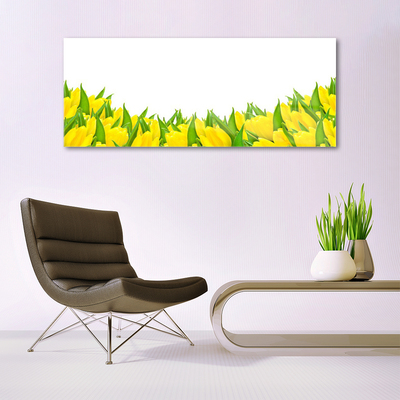 Quadro acrílico Flores Natureza Tulipas