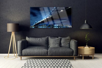 Pintura acrílica Arquitetura da Cidade da Ponte