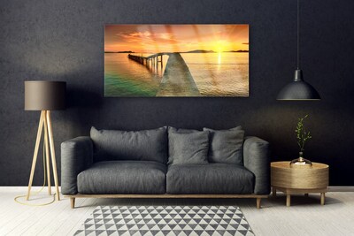 Quadro acrílico Paisagem da Ponte do Mar e do Sol