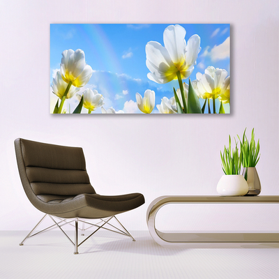 Quadro acrílico Plantas Flores Tulipas