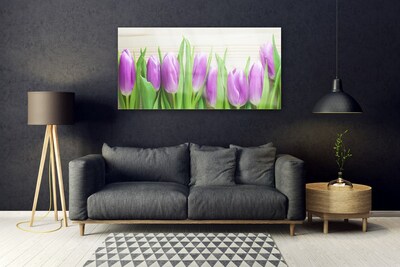 Quadro acrílico Tulipas Flores Natureza