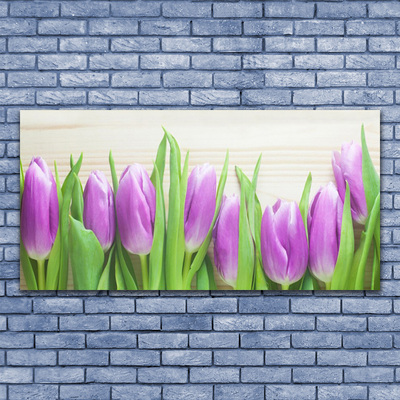 Quadro acrílico Tulipas Flores Natureza