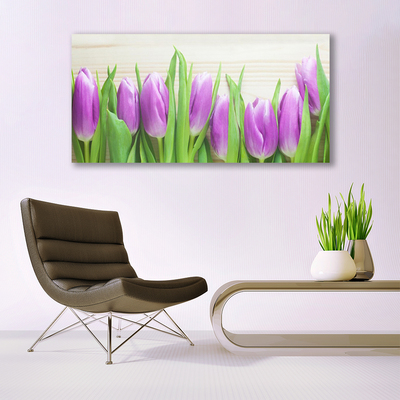 Quadro acrílico Tulipas Flores Natureza