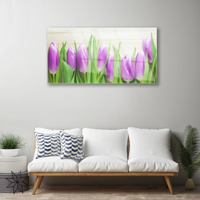 Quadro acrílico Tulipas Flores Natureza