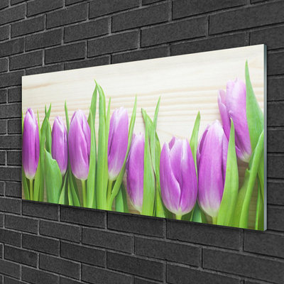 Quadro acrílico Tulipas Flores Natureza