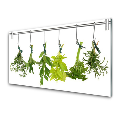 Pintura acrílica Folhas Natureza Ervas