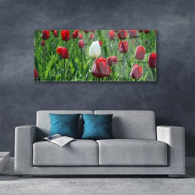 Pintura acrílica Tulipas Flores Natureza