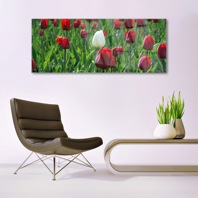 Pintura acrílica Tulipas Flores Natureza