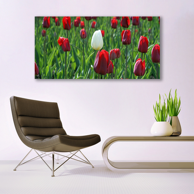 Pintura acrílica Tulipas Flores Natureza