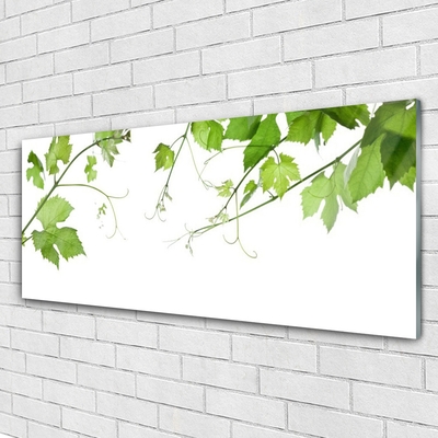 Pintura acrílica Ramos Folhas Natureza Flores