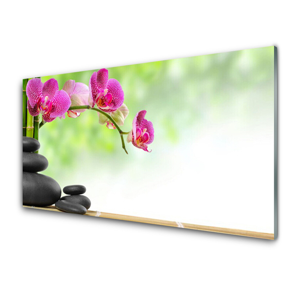 Quadro acrílico Brotos de Bambu Stone Zen Spa