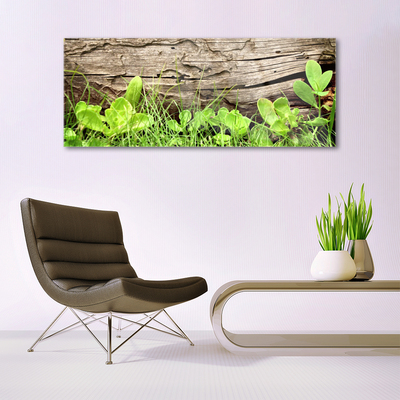 Pintura acrílica Folhas de grama Flores