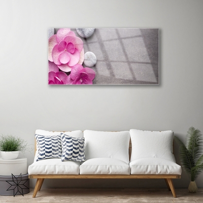 Quadro acrílico Aromaterapia de Flores Rosas