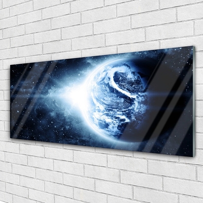 Quadro acrílico Terra Espaço Planeta