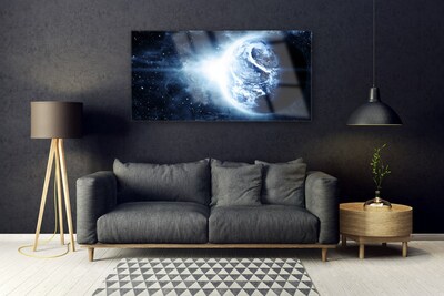 Quadro acrílico Terra Espaço Planeta