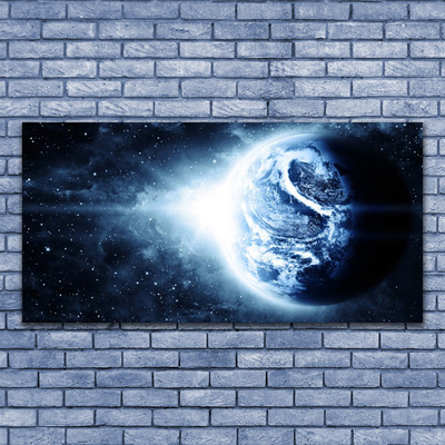 Quadro acrílico Terra Espaço Planeta