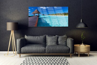 Quadro acrílico Ponte da Arquitetura do Mar