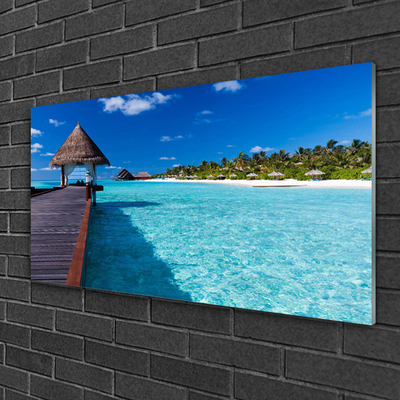 Quadro acrílico Ponte da Arquitetura do Mar