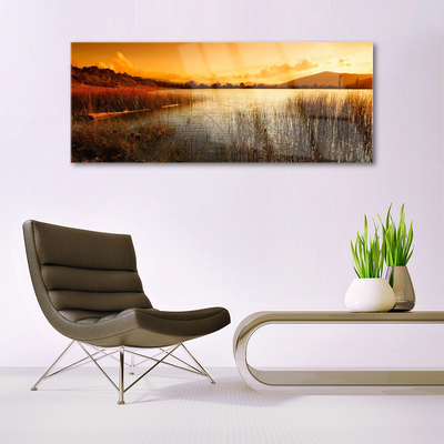 Quadro acrílico Paisagem do Lago Oeste