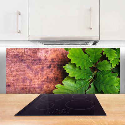 Painel cozinha Folhas de carvalho