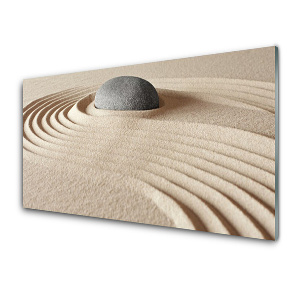 Painel vidro cozinha Arte em arenito