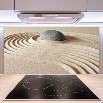 Painel vidro cozinha Arte em arenito