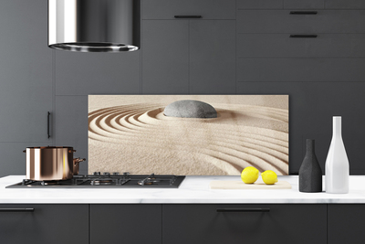 Painel vidro cozinha Arte em arenito