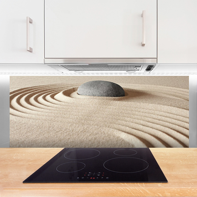 Painel vidro cozinha Arte em arenito