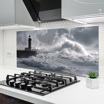 Painel vidro cozinha Farol da Natureza