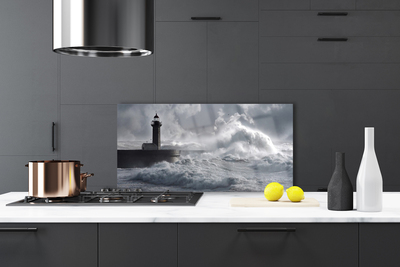 Painel vidro cozinha Farol da Natureza