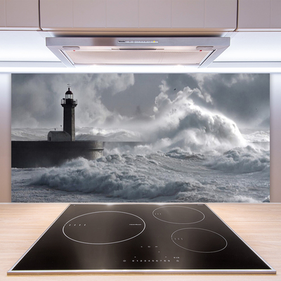 Painel vidro cozinha Farol da Natureza