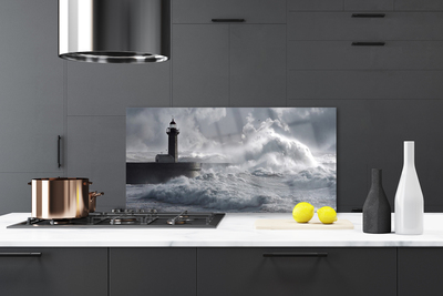 Painel vidro cozinha Farol da Natureza