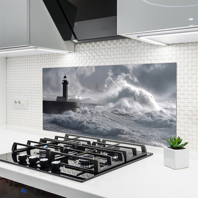 Painel vidro cozinha Farol da Natureza