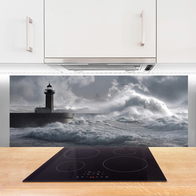 Painel vidro cozinha Farol da Natureza