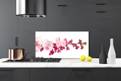 Painel cozinha Ramo de flor de cerejeira