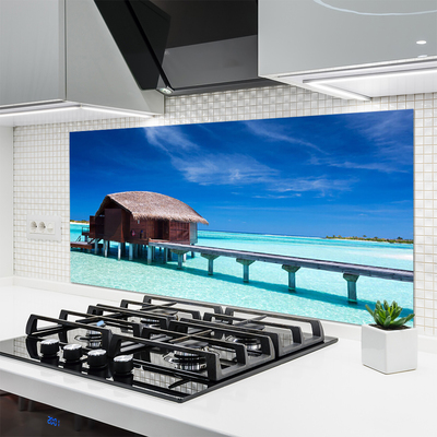 Painel cozinha Arquitetura da Sea Beach House