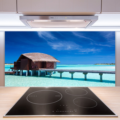 Painel cozinha Arquitetura da Sea Beach House