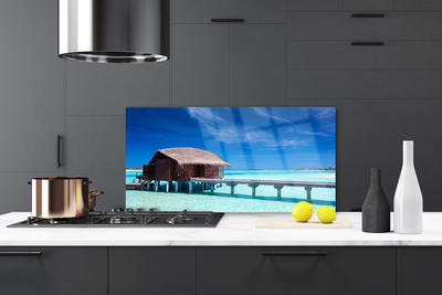 Painel cozinha Arquitetura da Sea Beach House