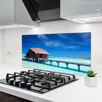 Painel cozinha Arquitetura da Sea Beach House